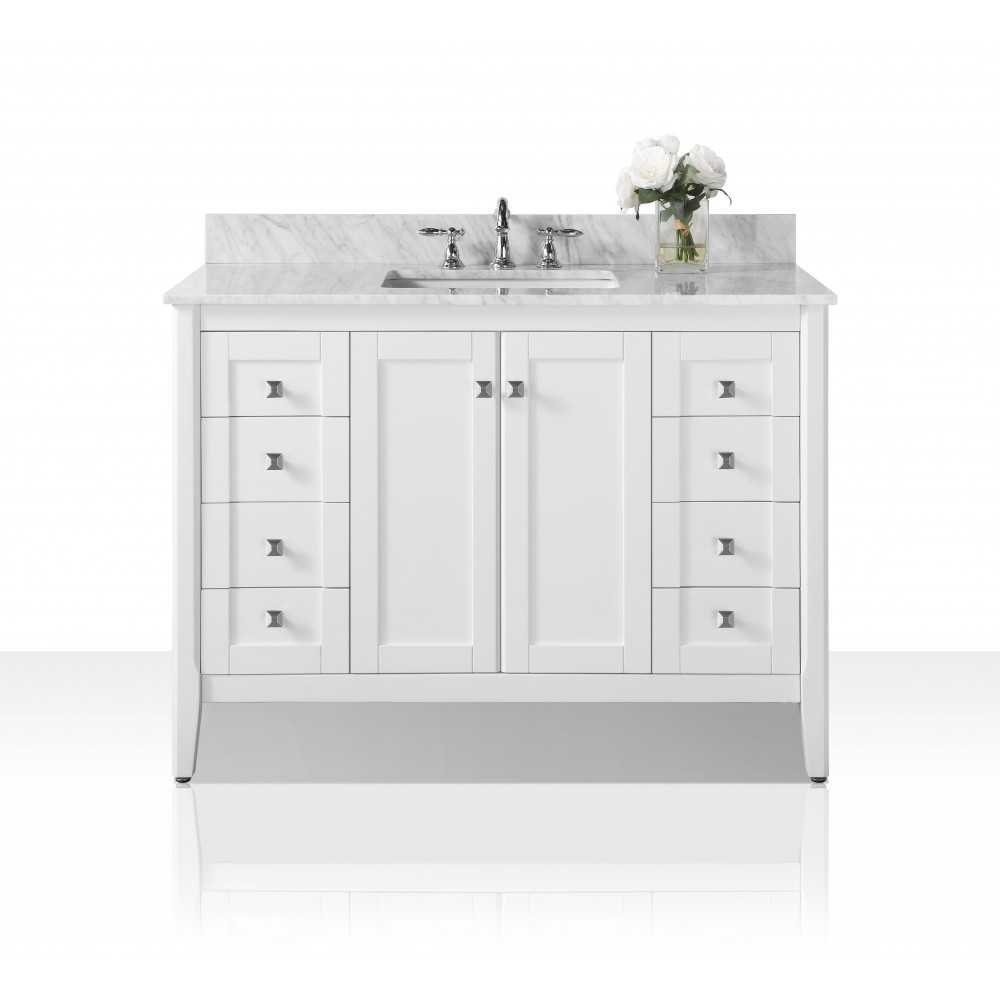 Shelton 48 in. Bath Vanity Set in White