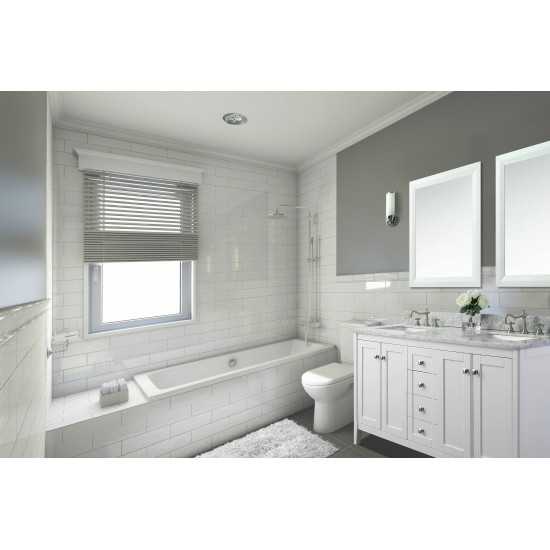 Shelton 60 in. Bath Vanity Set in White