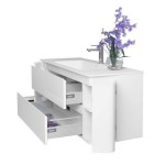 Gwyneth 48 in. Bath Vanity Set in White