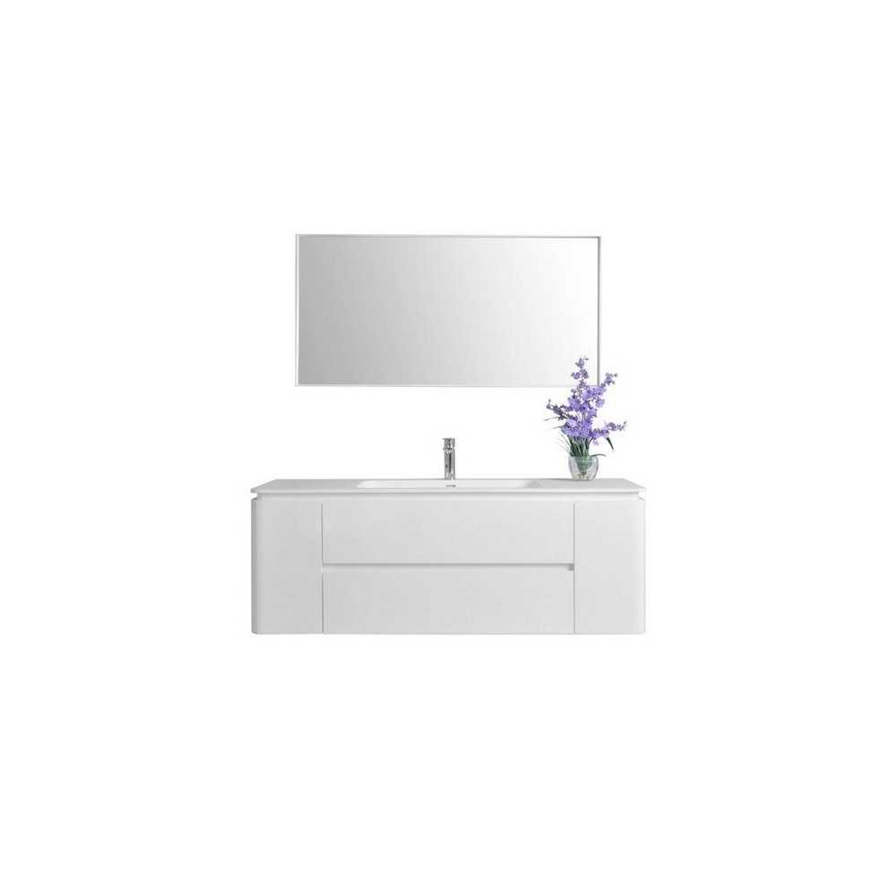 Gwyneth 55 in. Bath Vanity Set in White