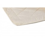 myDual Pad, 100% Washable and Reversible Wool Mattress Pad, Crib 28x52"