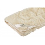 myDual Pad, 100% Washable and Reversible Wool Mattress Pad, King 76x80"