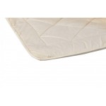 myDual Pad, 100% Washable and Reversible Wool Mattress Pad, King 76x80"