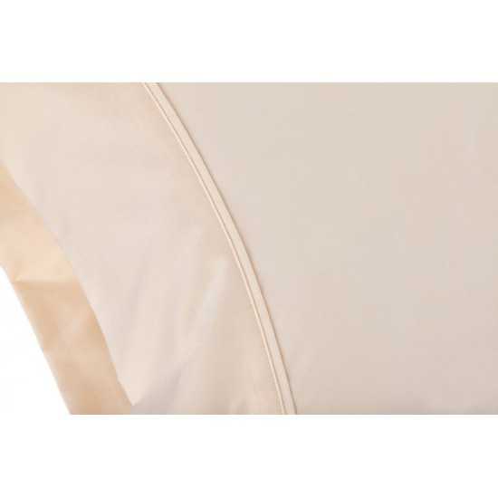 mySheet Set, 100% Natural Cotton Sheet Set, Twin XL, Up to 18"