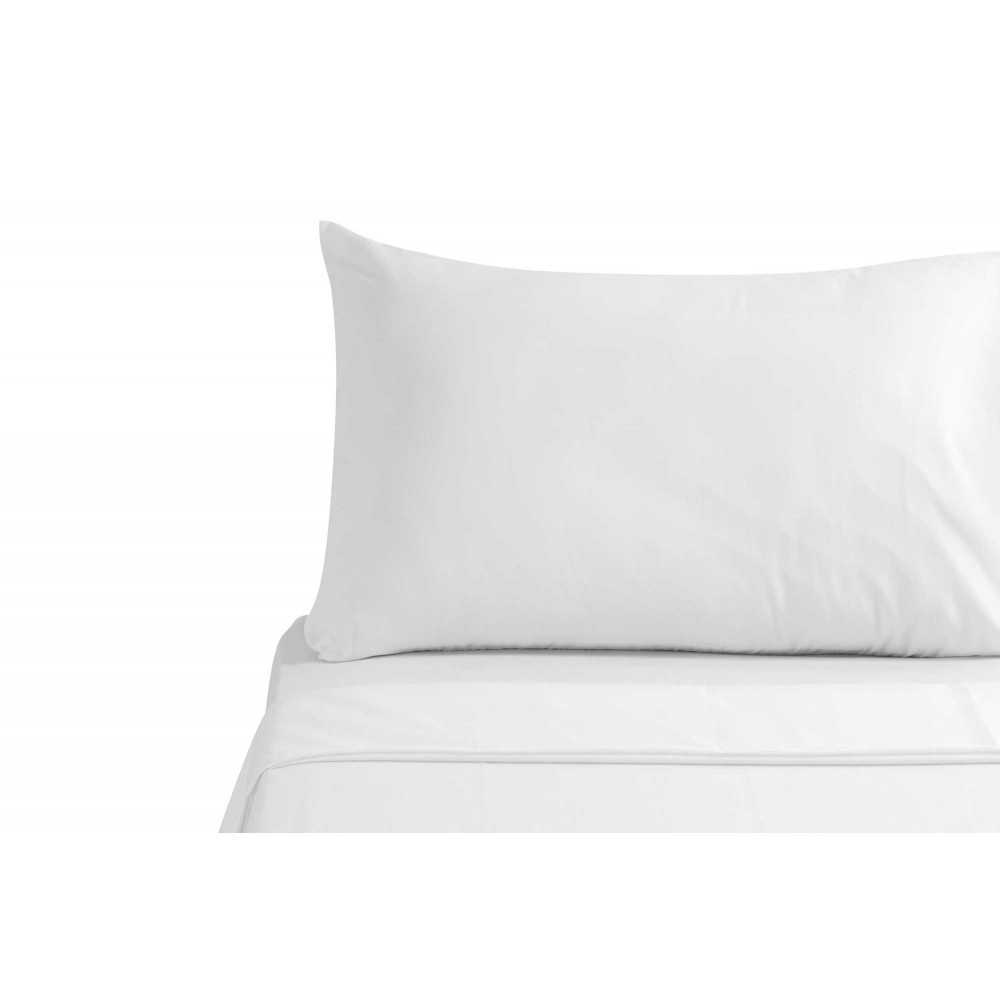 Sleep & Beyond 100% Organic Cotton Sheet Set, Twin, Up to18", White