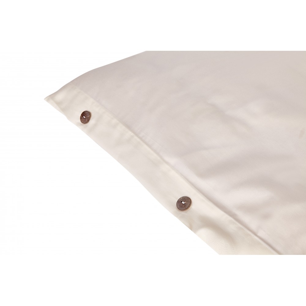 Sleep & Beyond 100% Organic Cotton Duvet Cover, King 104x92", Ivory Sleep & Beyond 100% Organic Cotton Duvet Cover, King 104x92", Ivory