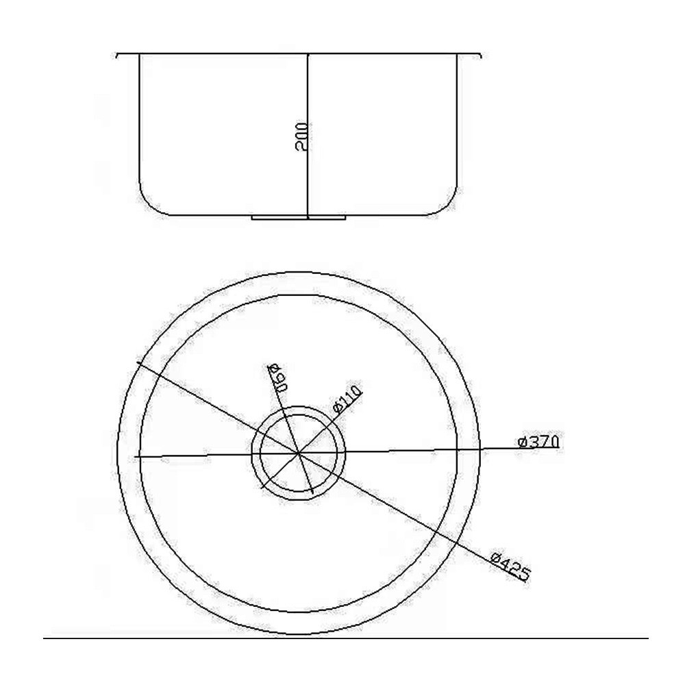 16.5-in. W CUPC Approved Brushed Nickel Kitchen Sink With Brushed Nickel Finish And 20 Gauge