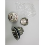 16.5-in. W Undermount Brushed Nickel Kitchen Sink Set For Deck Mount Drilling - Strainer Included