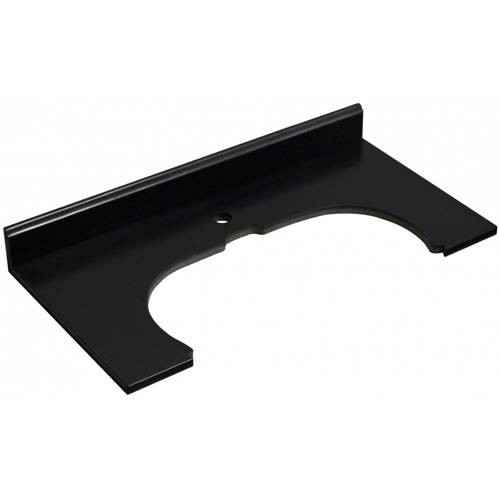 33-in. W 16.5-in. D Stone Top In Black Color For Deck Mount Faucet