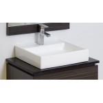 24-in. W 18.3-in. D Stone Top In Black Galaxy Color For 1 Hole Faucet