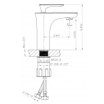 26.25-in. W Above Counter White Vessel Set For 1 Hole Center Faucet