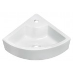 26.25-in. W Above Counter White Vessel Set For 1 Hole Center Faucet