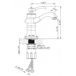 26.25-in. W Above Counter White Vessel Set For 1 Hole Center Faucet