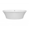 Freestanding Soaking Bath Virtual Spout, Biscuit 66x36.75x21.75