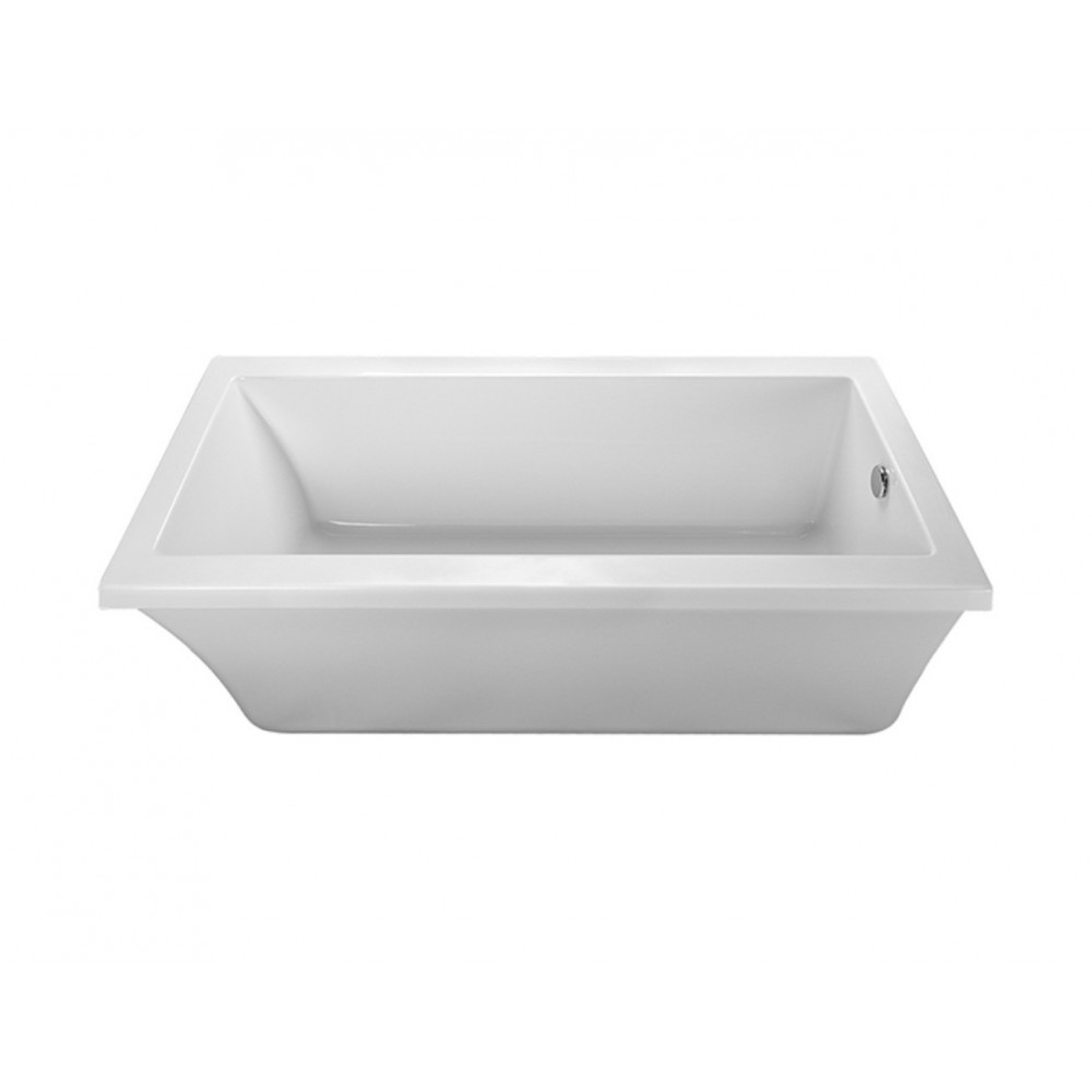 Freestanding Soaking Bath with Virtual Spout, Biscuit 65.5x32x20 Freestanding Soaking Bath with Virtual Spout, Biscuit 65.5x32x20