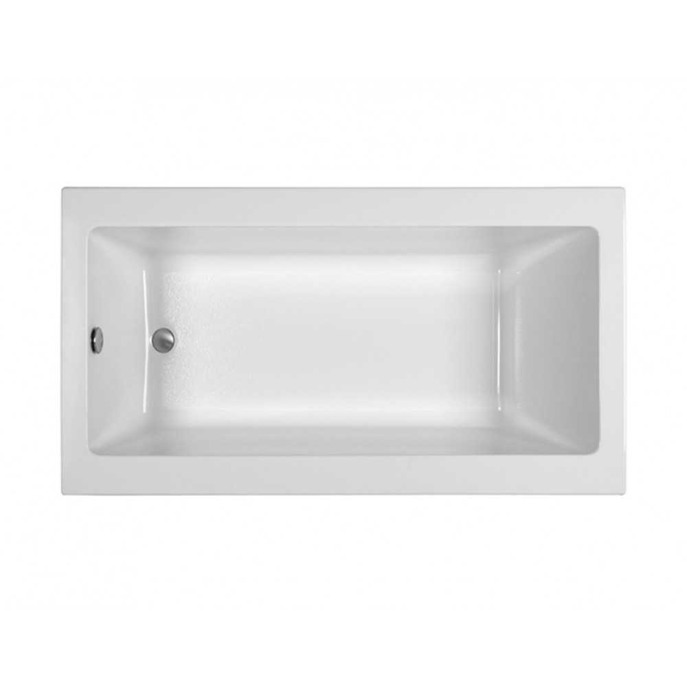 Drop In Soaking Bath White 66x32.25x19.5