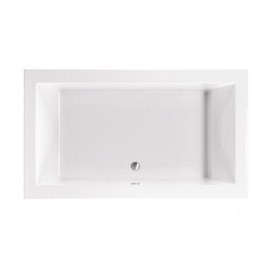 Undermount Soaking Bath White 72x42x22