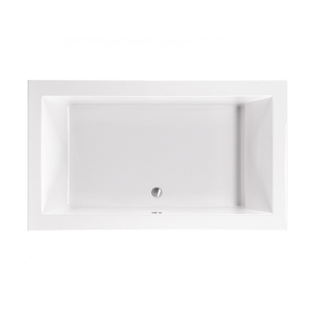 Undermount Whirlpool Bath White 72x42x22