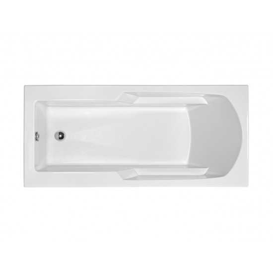 Drop In Whirlpool Bath White 65.75x30x19