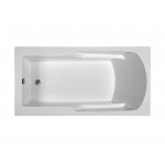 Drop In Soaking Bath White 65.75x33.75x19.5