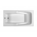 Drop In Whirlpool Bath White 70x35.5x18.125