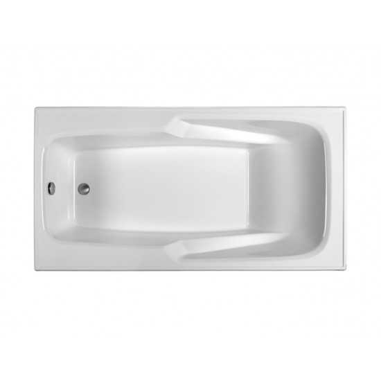 Drop In Whirlpool Bath White 70x35.5x18.125