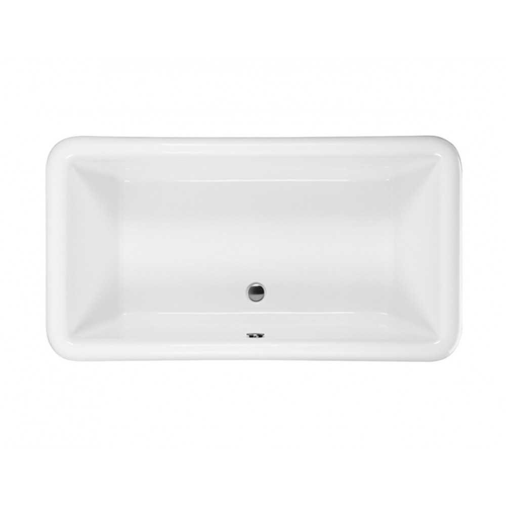 Drop In Soaking Bath White 66x35.75x21