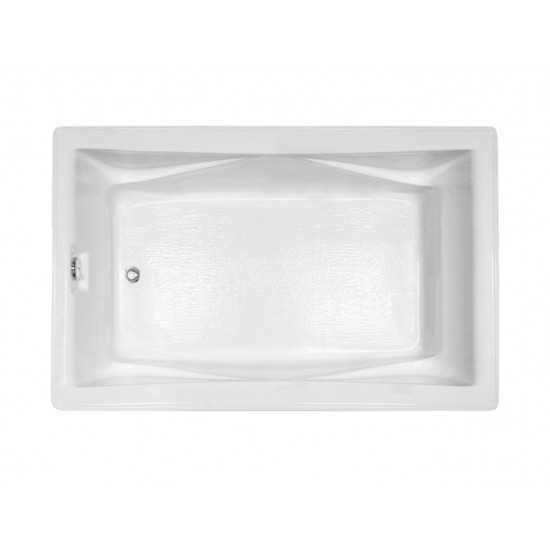 Drop In Soaking Bath White 59.25x47.5x19.75