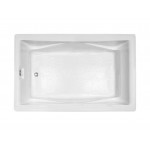 Drop In Whirlpool Bath Biscuit 59.25x47.5x19.75