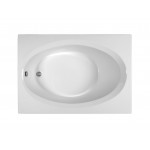 Drop In Whirlpool Bath White 59.75x41.5x18.75