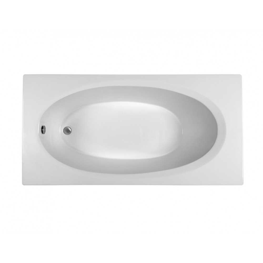 Drop In Soaking Bath White 71.75x35.75x19.75