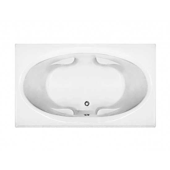 Drop In Whirlpool Bath White 70.5x41.5x19.375