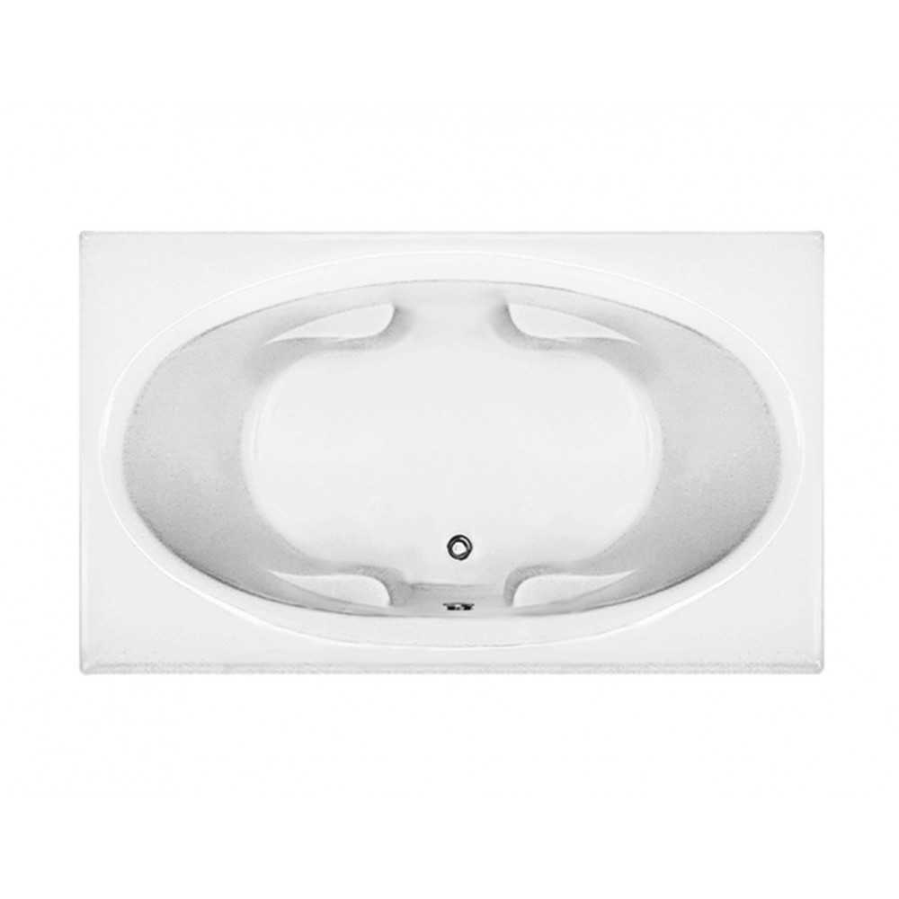 Drop In Whirlpool Bath White 70.5x41.5x19.375