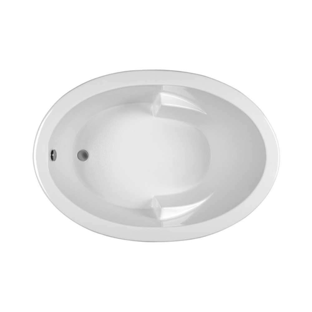 Drop In Whirlpool Bath White 59.5x41.5x21.75