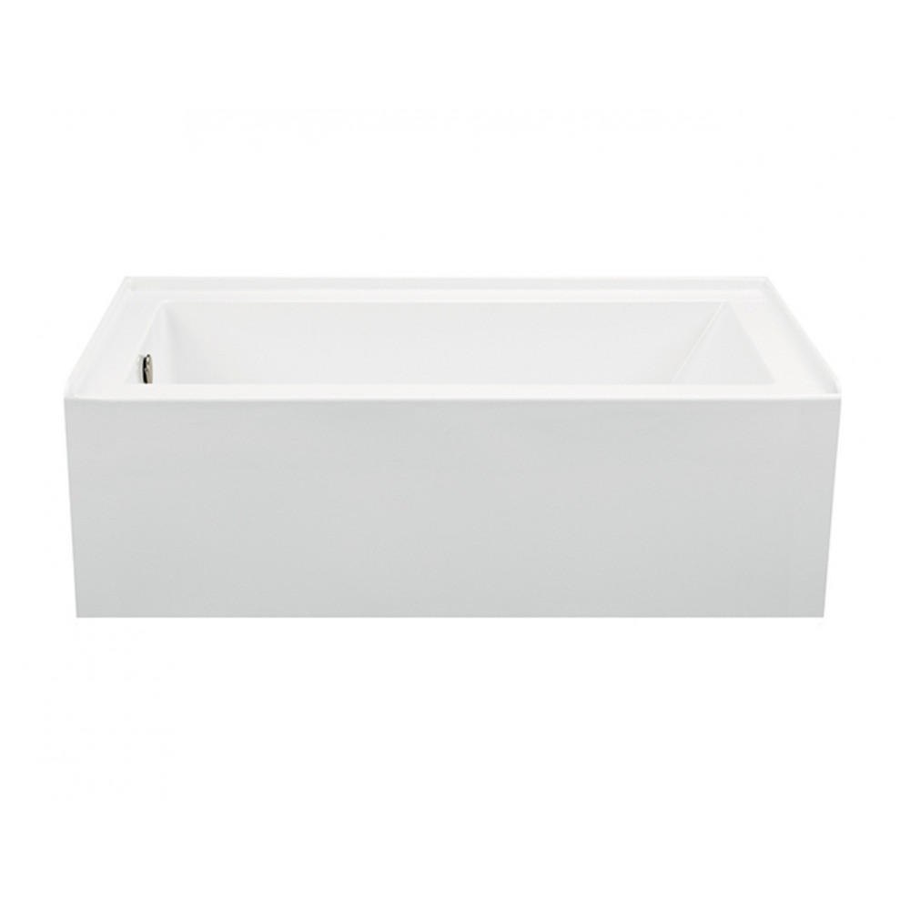 Integral Skirted Right-Hand Drain Soaker White 59.5x30x19