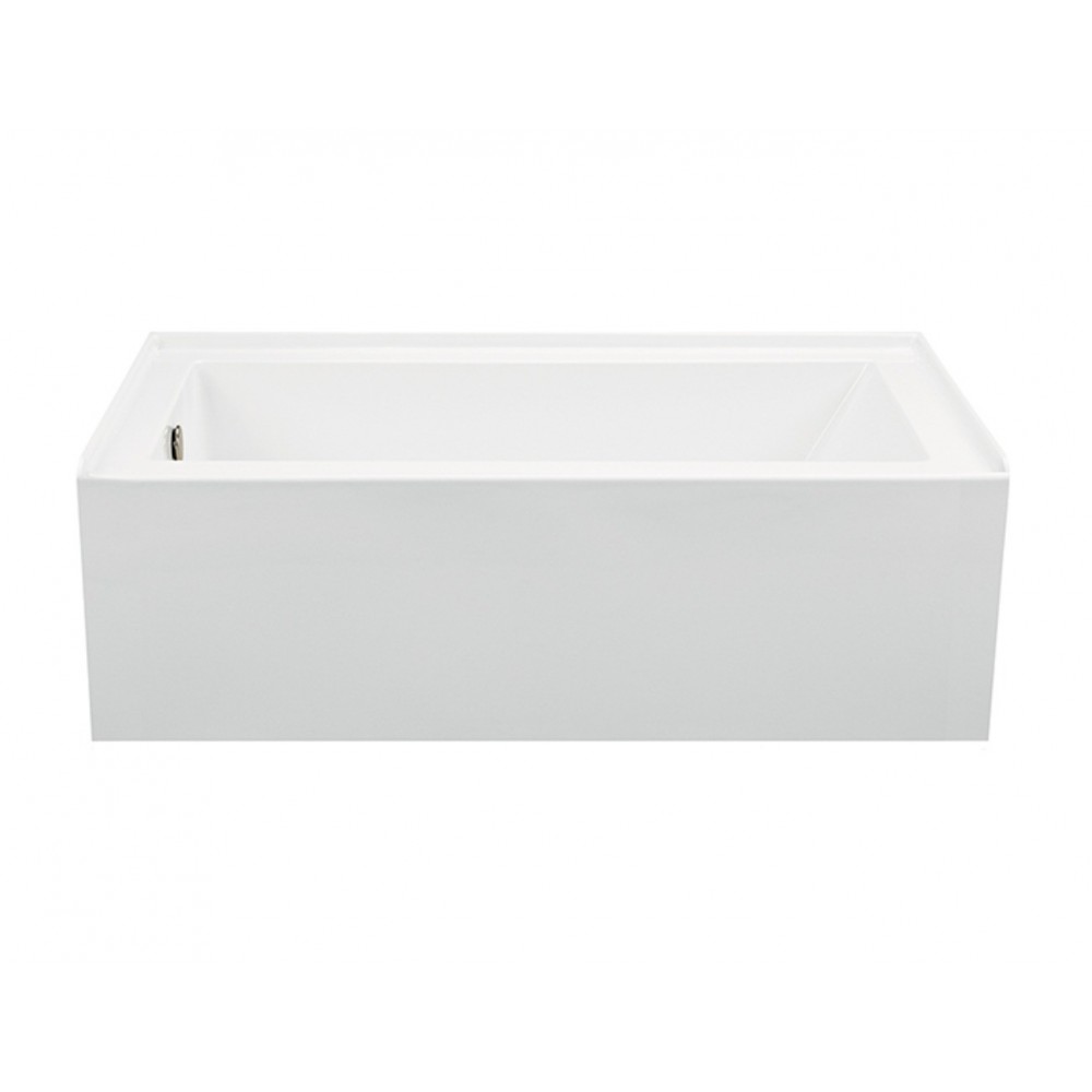 Integral Skirted Right-Hand Drain Whirlpool Bath White 60x36x16