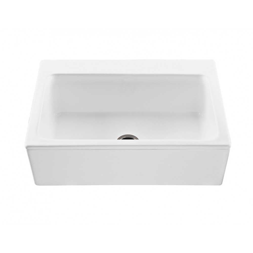 The McCoy single-bowl Kitchen Sink, White RKS250W