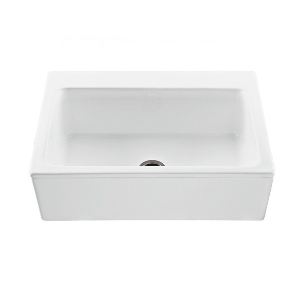 The McCoy single-bowl Kitchen Sink, Biscuit RKS250B The McCoy single-bowl Kitchen Sink, Biscuit RKS250B