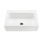 The McCoy single-bowl Kitchen Sink, White RKS251W