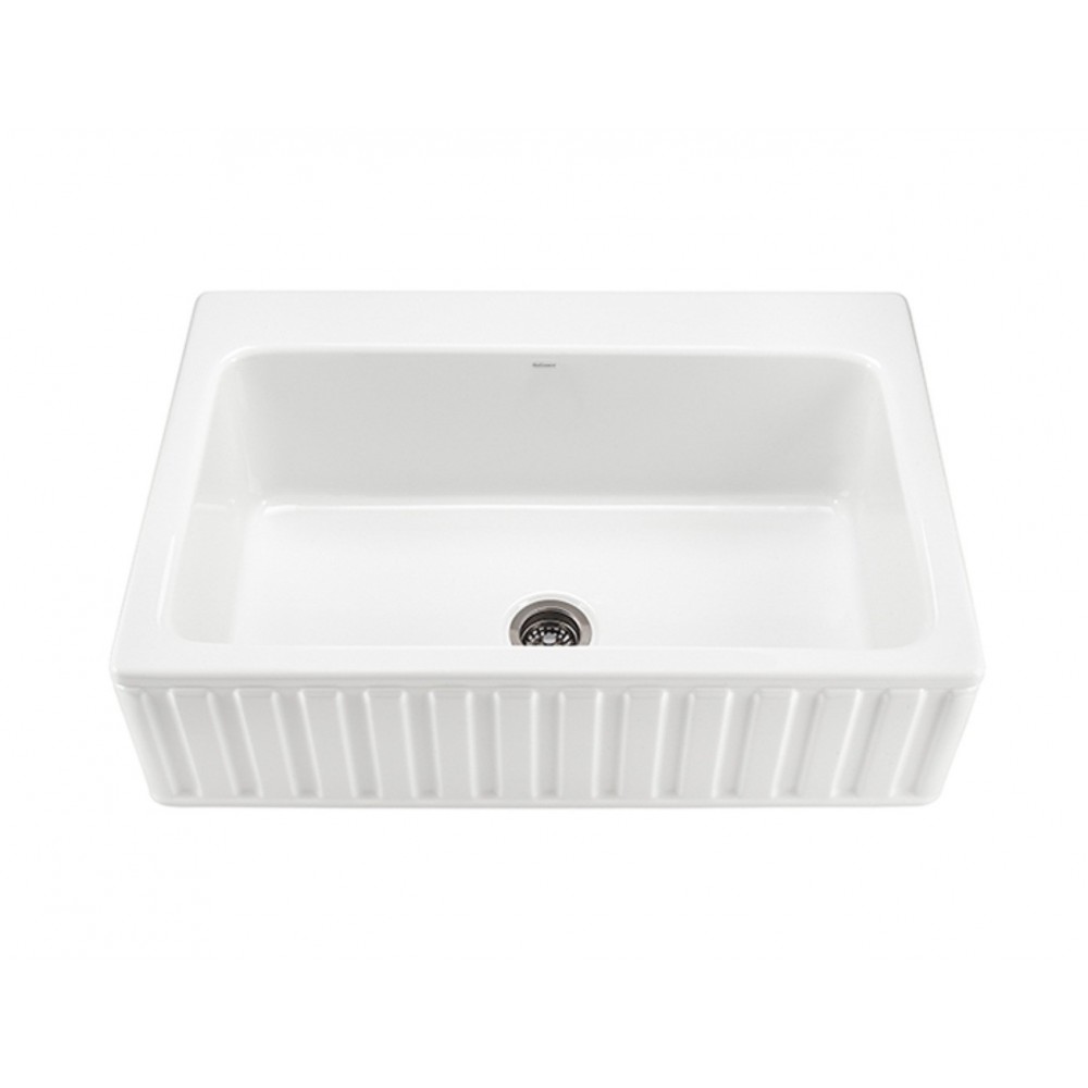 The McCoy single-bowl Kitchen Sink, Biscuit RKS252B