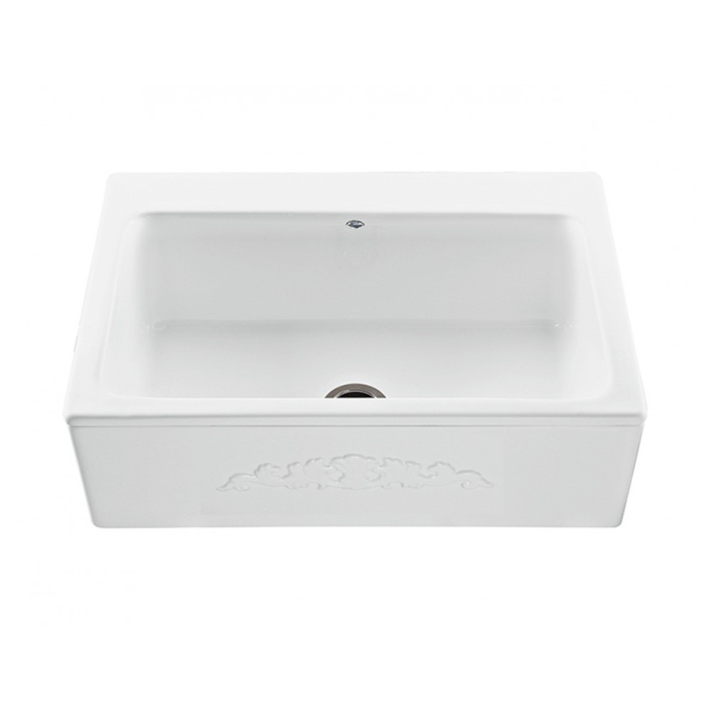 The McCoy single-bowl Kitchen Sink, Biscuit RKS253B