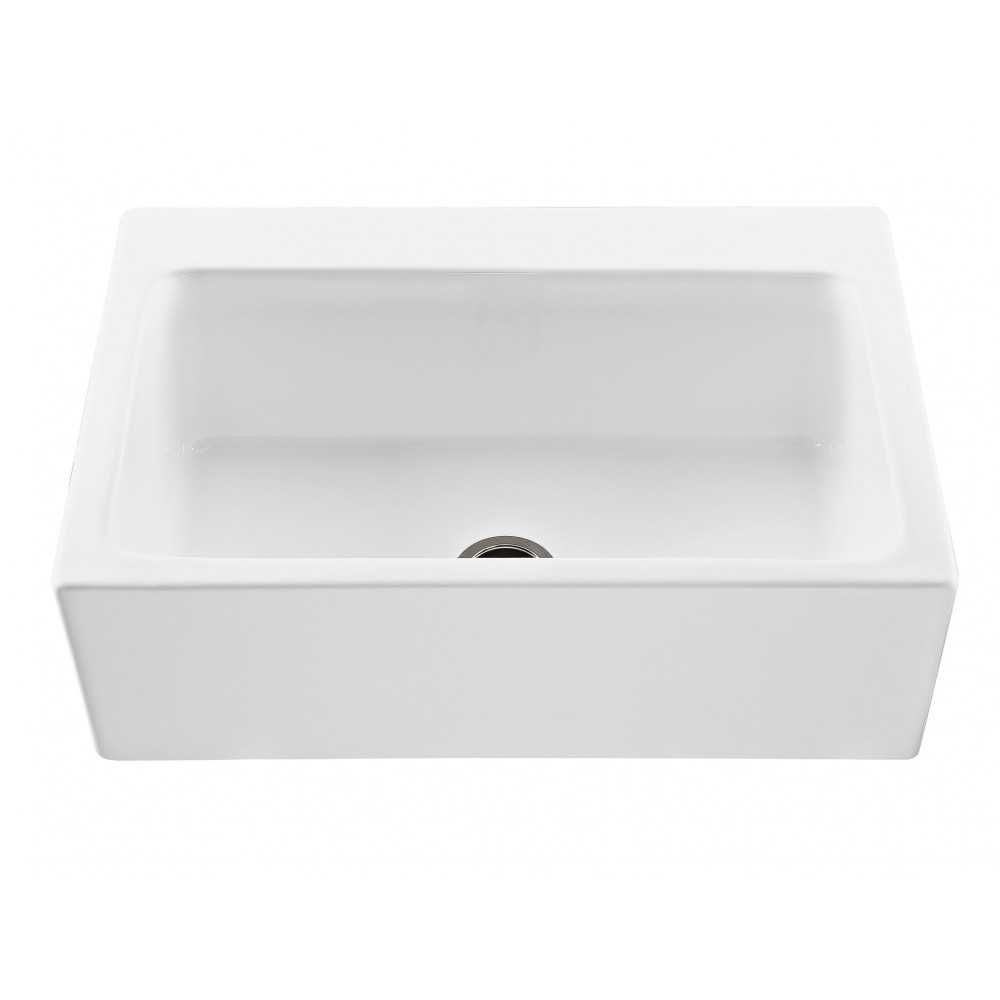 The McCoy single-bowl Kitchen Sink, White RKS254W