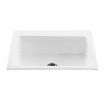 The spacious Reflection Sink, White 33 x 22.25