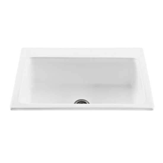 The spacious Reflection Sink, White 33 x 22.25