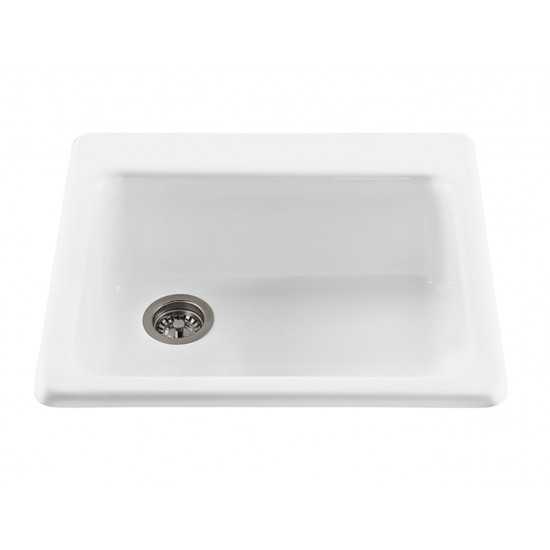 The Simplicity single-bowl Kitchen Sink, White