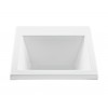 Versatile Laundry Sink Undermount, White 22 x 25