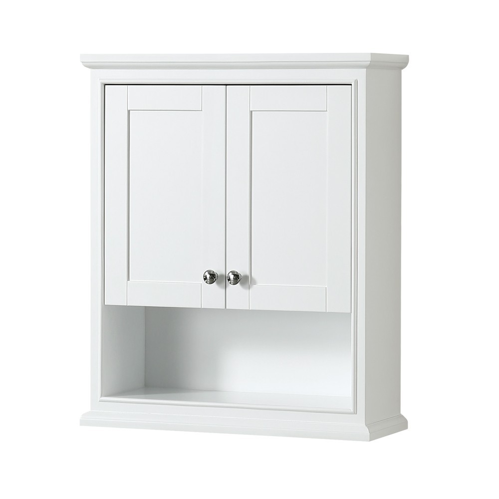 Bathroom Wall-Mounted Storage Cabinet in White