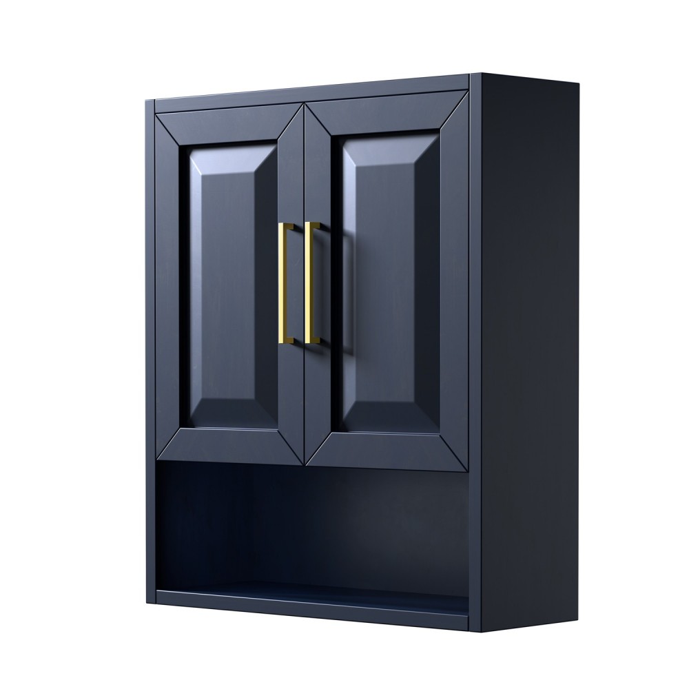 Wall-Mounted Storage Cabinet in Dark Blue