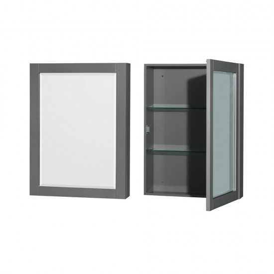 72 Inch Double Bathroom Vanity in Dark Gray, No Countertop, No Sink, Medicine Cabinets