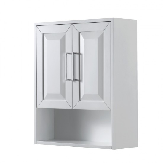 Wall-Mounted Storage Cabinet in White